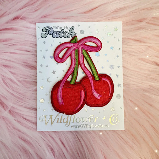 Cherry W. Bow Patch - Moon Room Shop and Wellness