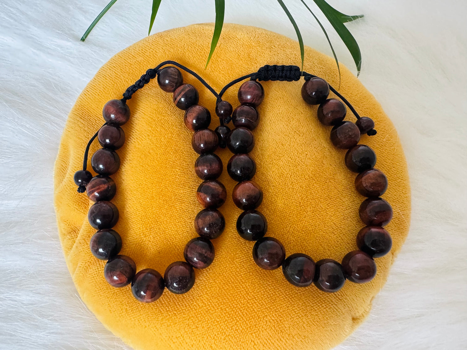 Red Tiger's Eye Adjustable Bracelet 10 mm Grade A+++ - Moon Room Shop and Wellness