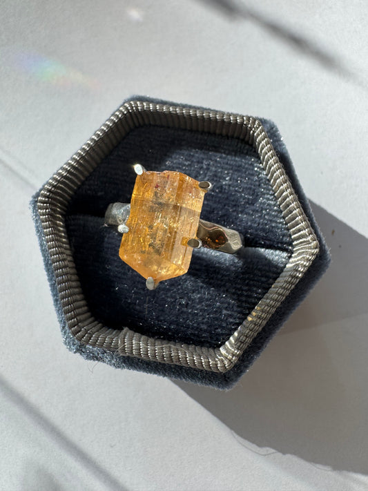Imperial Topaz Sterling Silver Ring Size 10 - Moon Room Shop and Wellness