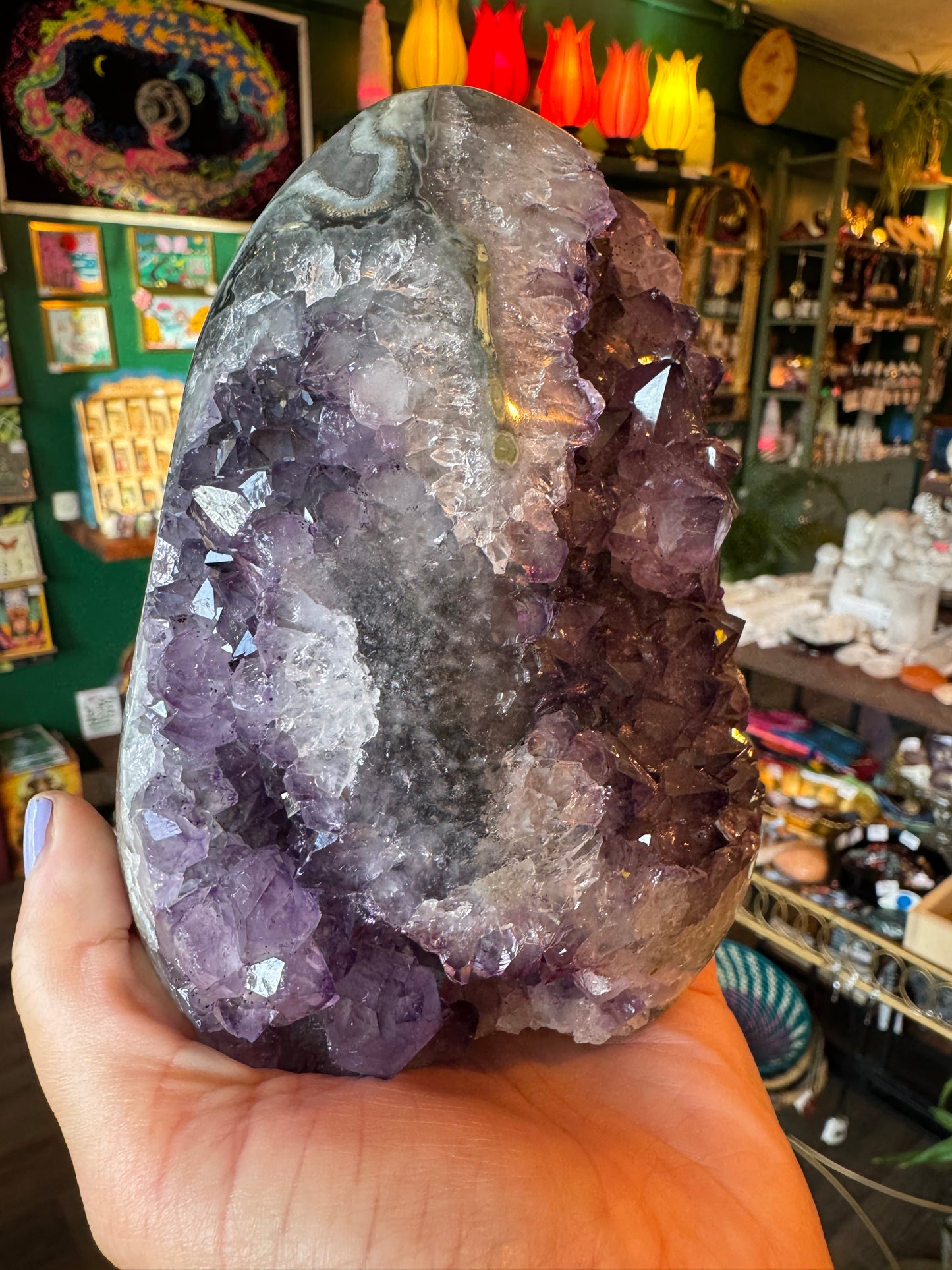 Amethyst Standing Cluster 3.64 lb Gorgeous!