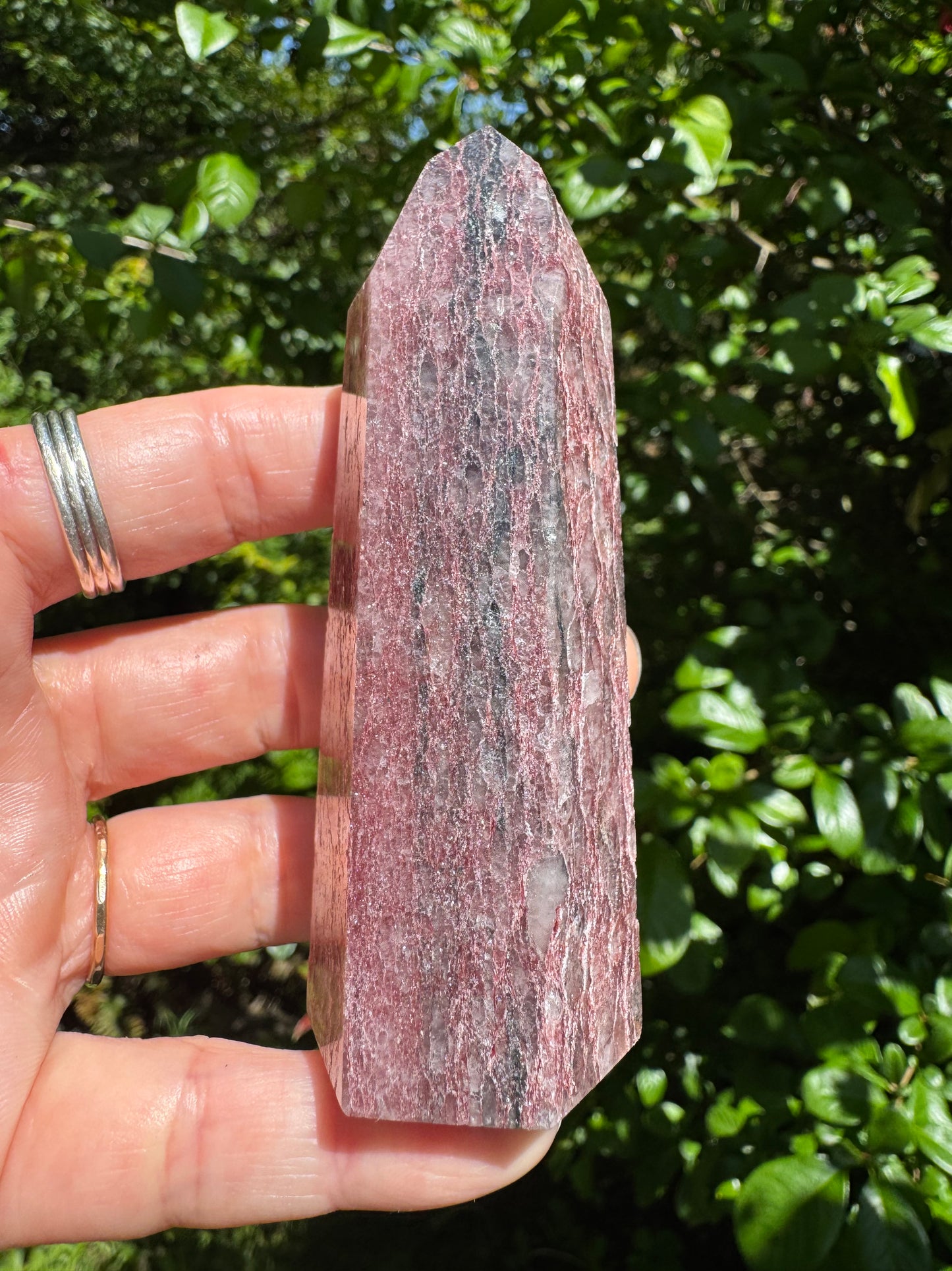 Strawberry Quartz Tower - Brazil  Beauty - 144g - Moon Room Shop and Wellness