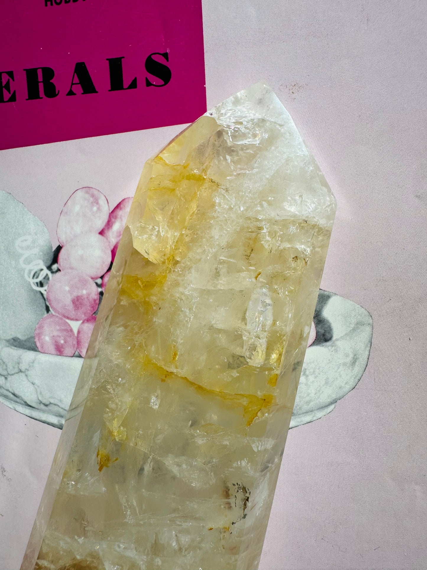 Golden Healer Quartz Tower 444 g Brazil - Divine Beauty - Moon Room Shop and Wellness