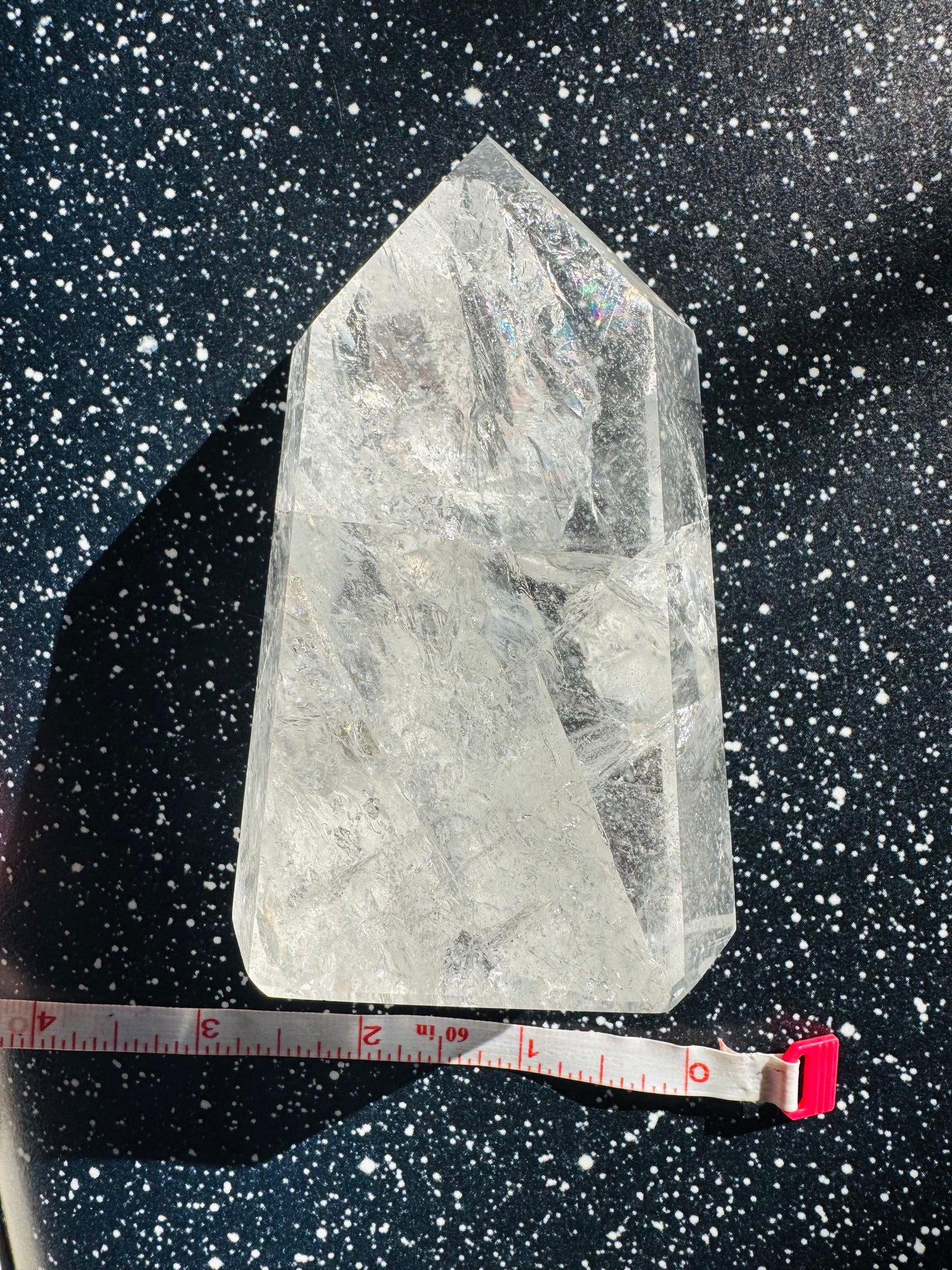 Clear Quartz Tower 440 g Brazil Beauty - Moon Room Shop and Wellness