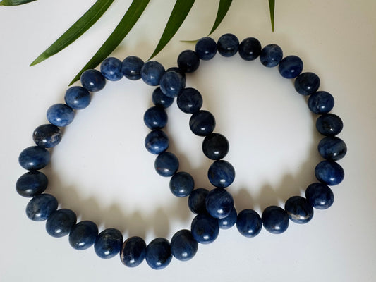 Sodalite Stretch Bracelet 8mm - Moon Room Shop and Wellness