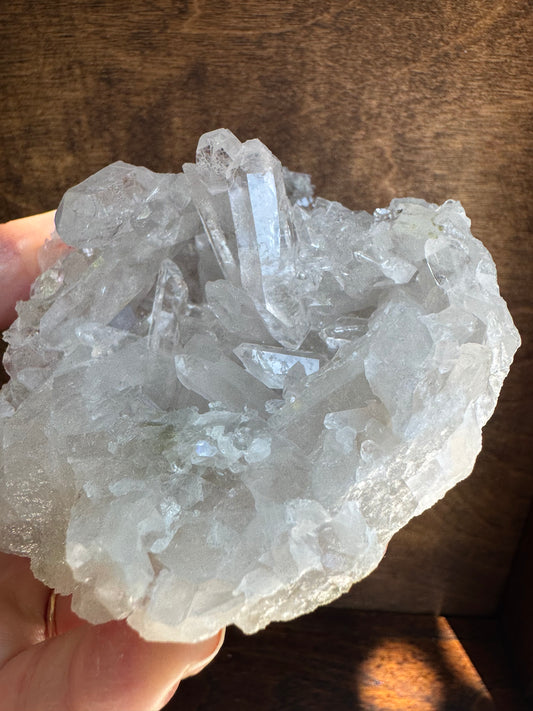 Clear Quartz Sparkly Brazilian Cluster 426 g - Moon Room Shop and Wellness