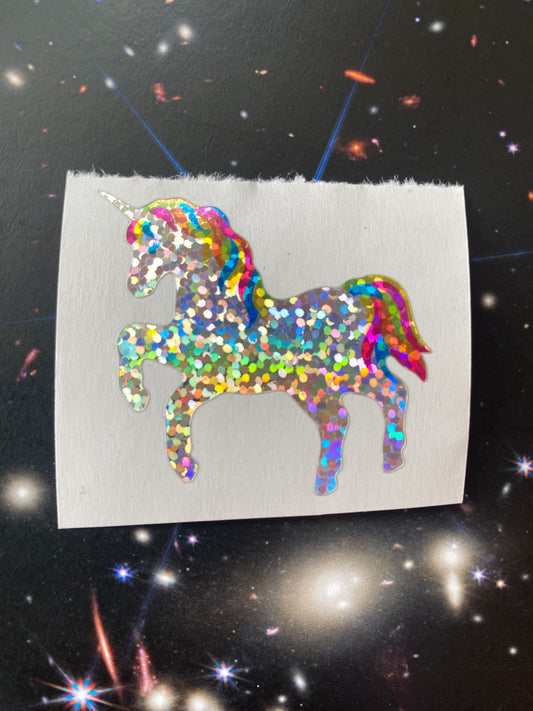 1 Unicorn Rainbow Mane Sticker Sheet - Moon Room Shop and Wellness