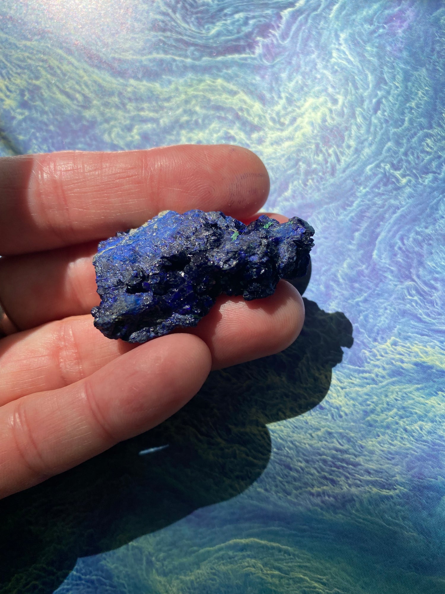 Raw Azurite Specimen - Namibia- 17 g - Moon Room Shop and Wellness