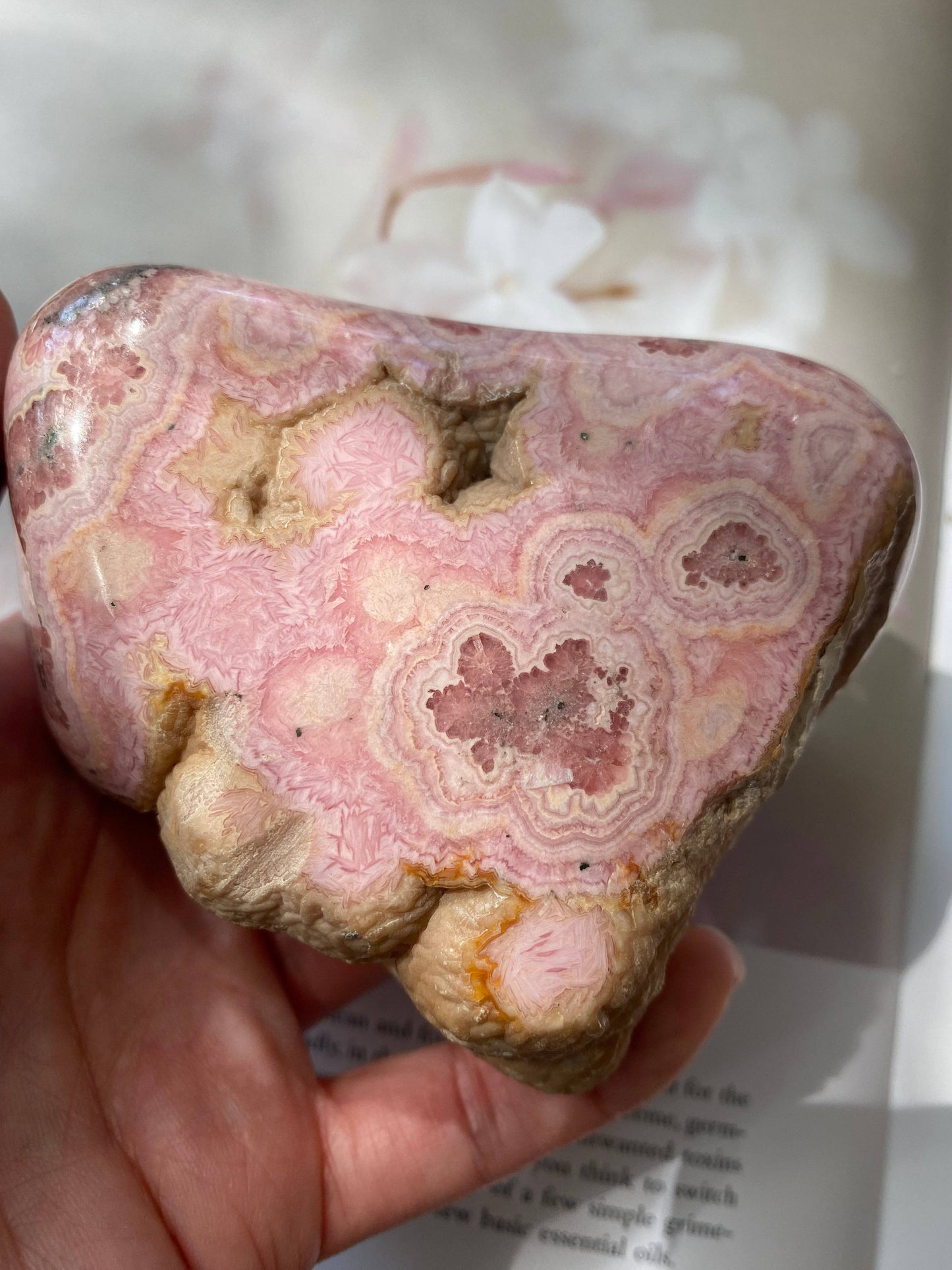 Rhodochrosite Specimen 1.41 lbs - Moon Room Shop and Wellness