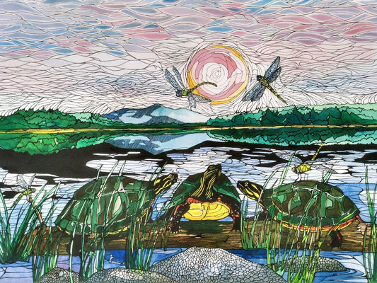 Turtles Art Card - Moon Room Shop and Wellness