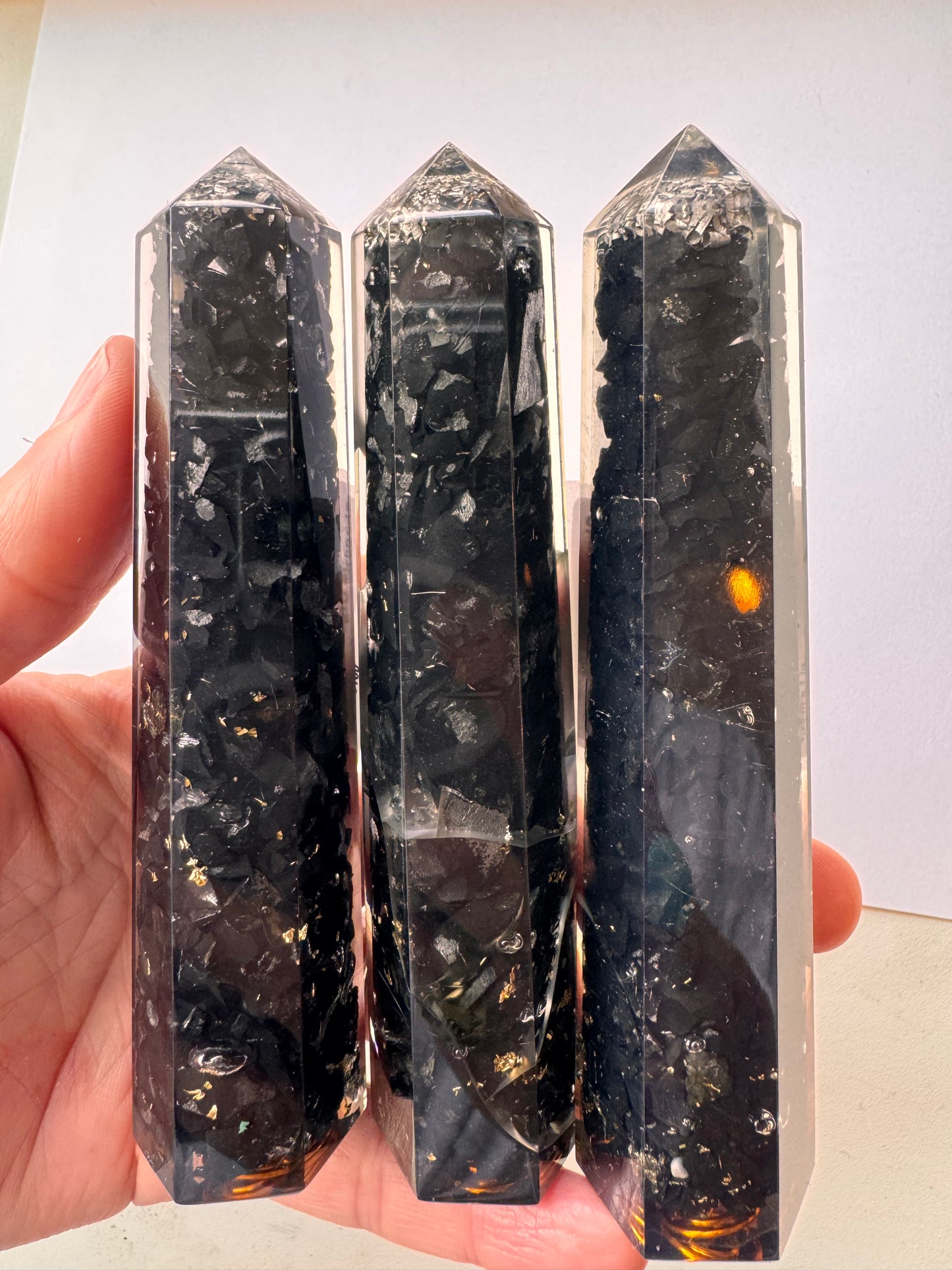 Shungite Orgone Obelisk Tower - Moon Room Shop and Wellness