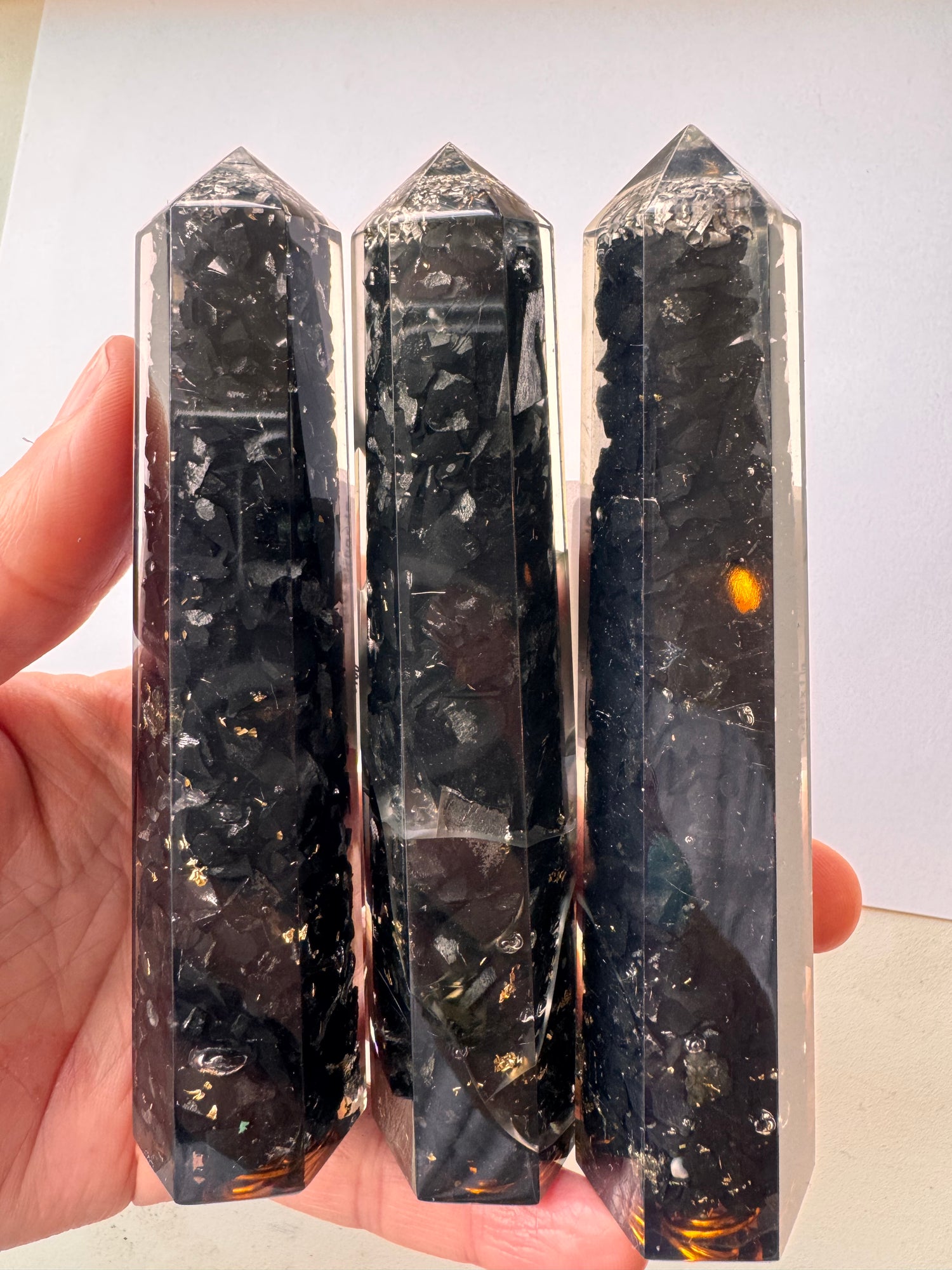 Shungite Orgone Obelisk Tower - Moon Room Shop and Wellness