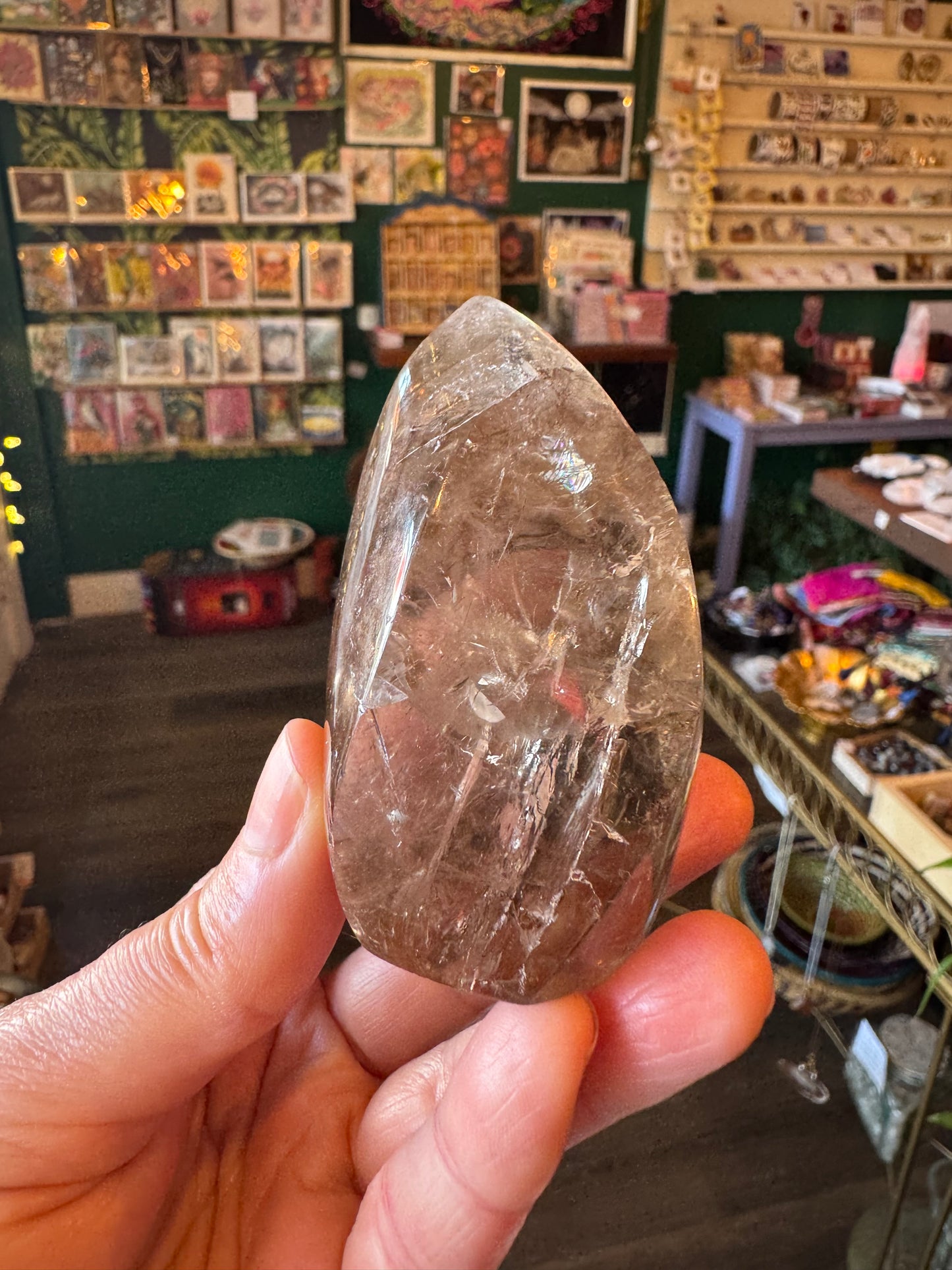 Smoky Quartz Flame 207 g Brazil - Moon Room Shop and Wellness