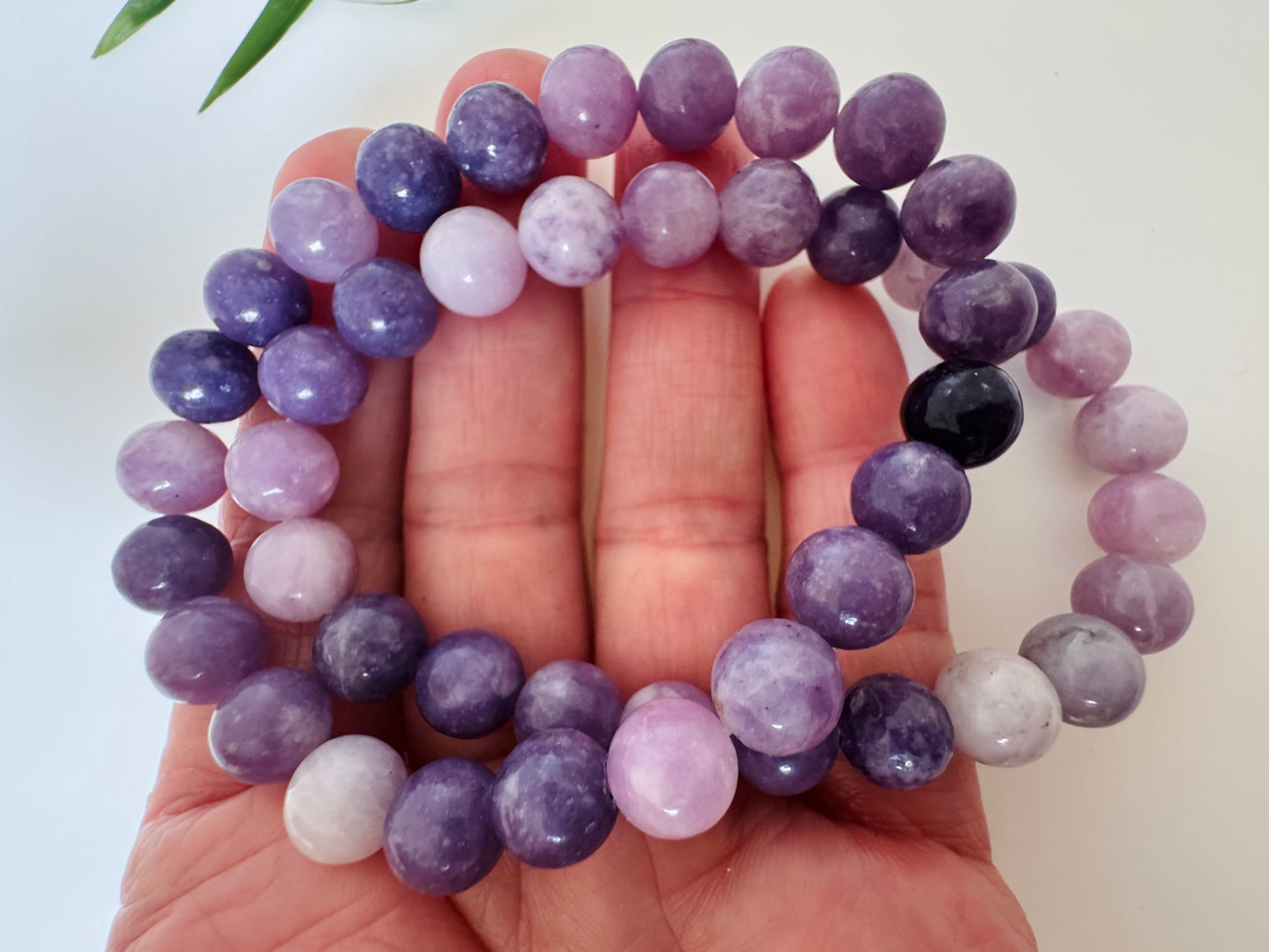 Lepidolite 8mm Stretch Bracelet - Moon Room Shop and Wellness