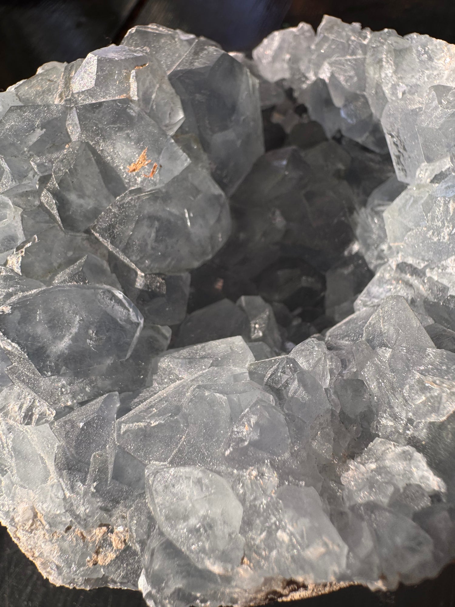 Celestite Cluster 2.52 lb Madagascar - Moon Room Shop and Wellness