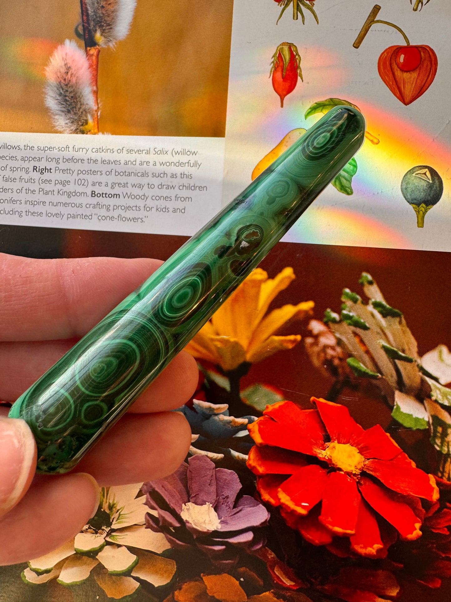 Malachite Massage Wand - Moon Room Shop and Wellness