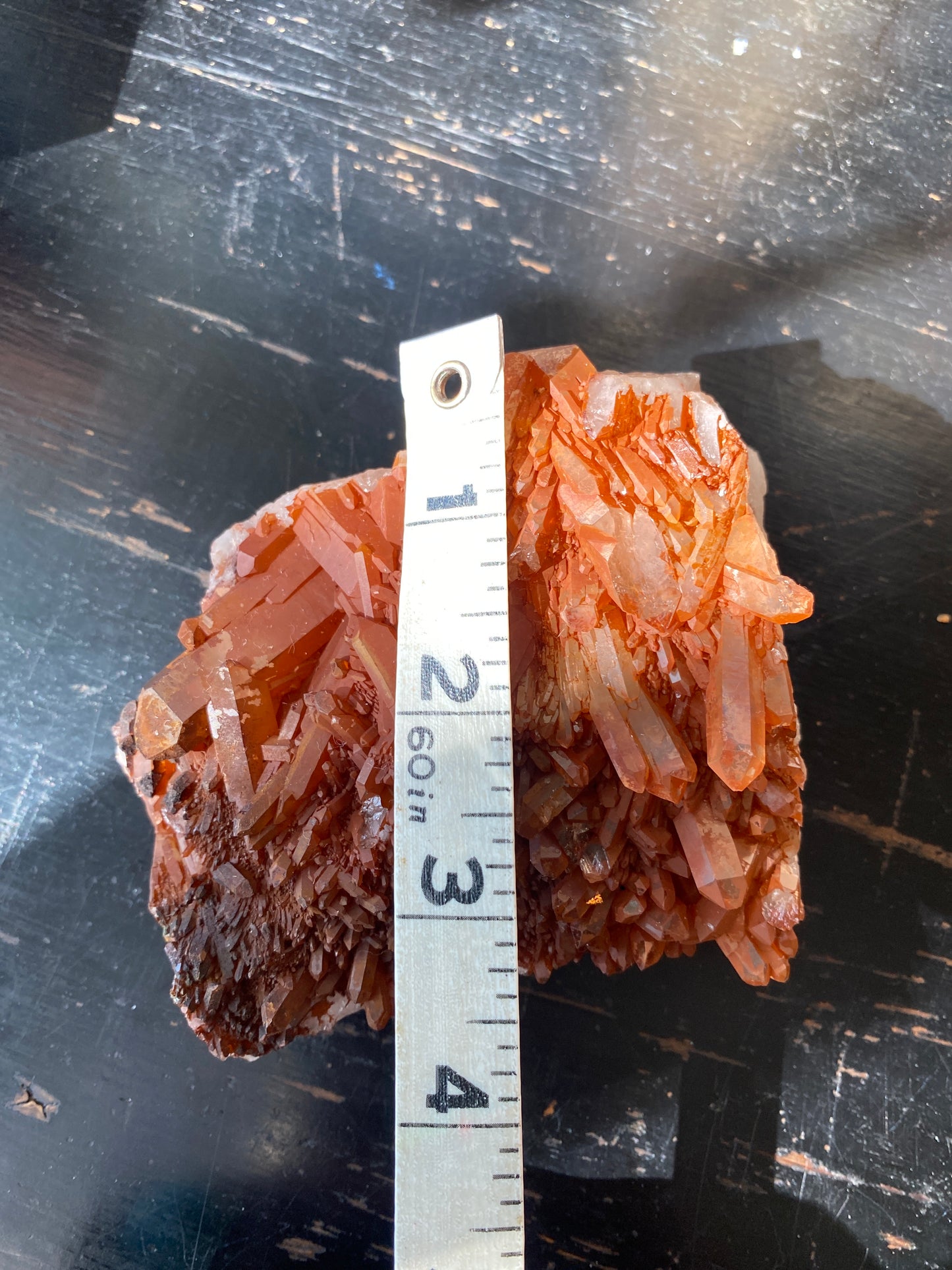 Tangerine Quartz Specimen 1.03 lb Brazil Stunning! - Moon Room Shop and Wellness