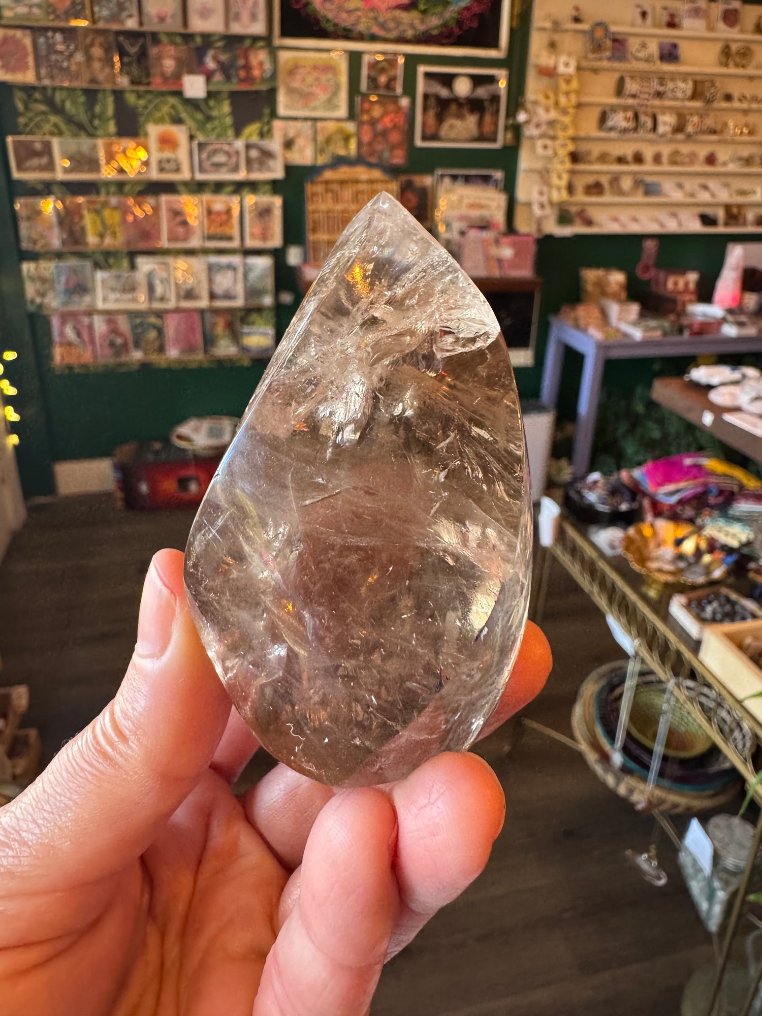 Smoky Quartz Flame 207 g Brazil - Moon Room Shop and Wellness