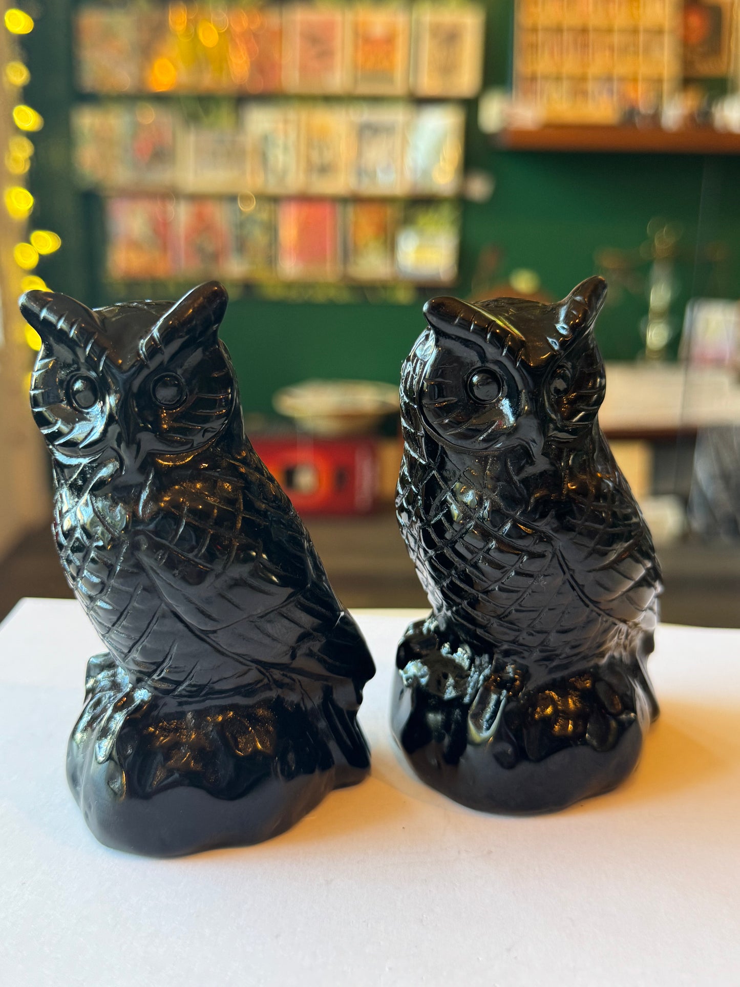 Black Obsidian Owl 4-5” - Moon Room Shop and Wellness