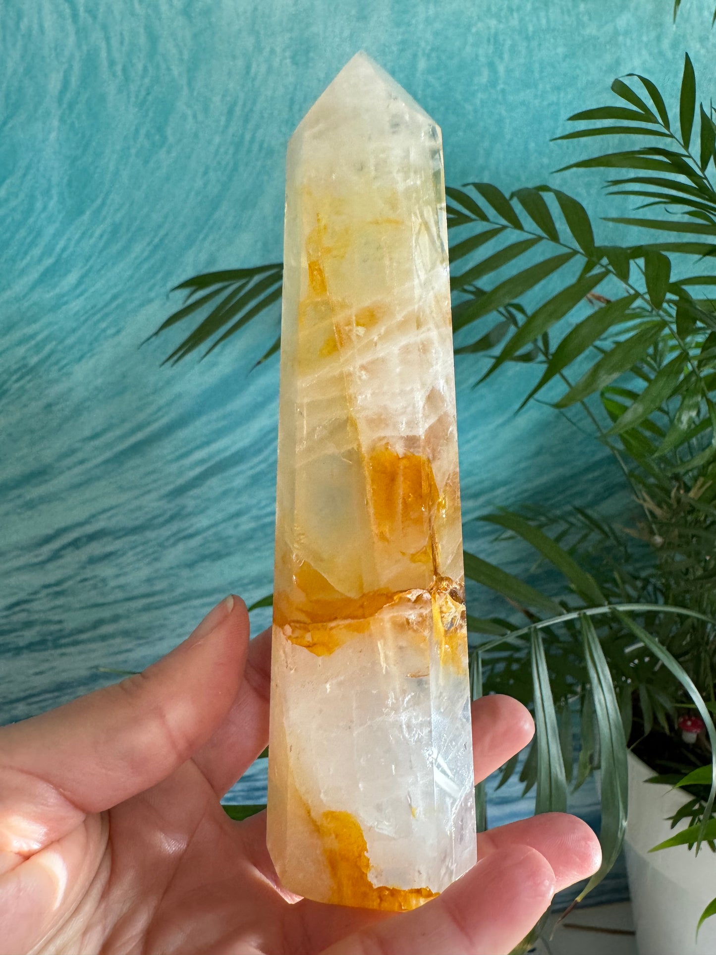 Golden Healer Quartz Tower 232 g Brazil - Divine Beauty - Moon Room Shop and Wellness