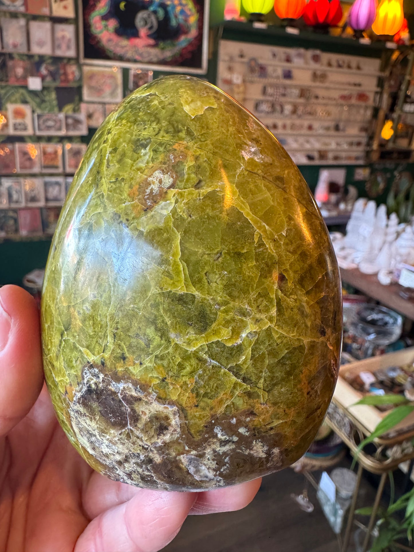 Green Opal Freeform 1.53 lb - Moon Room Shop and Wellness