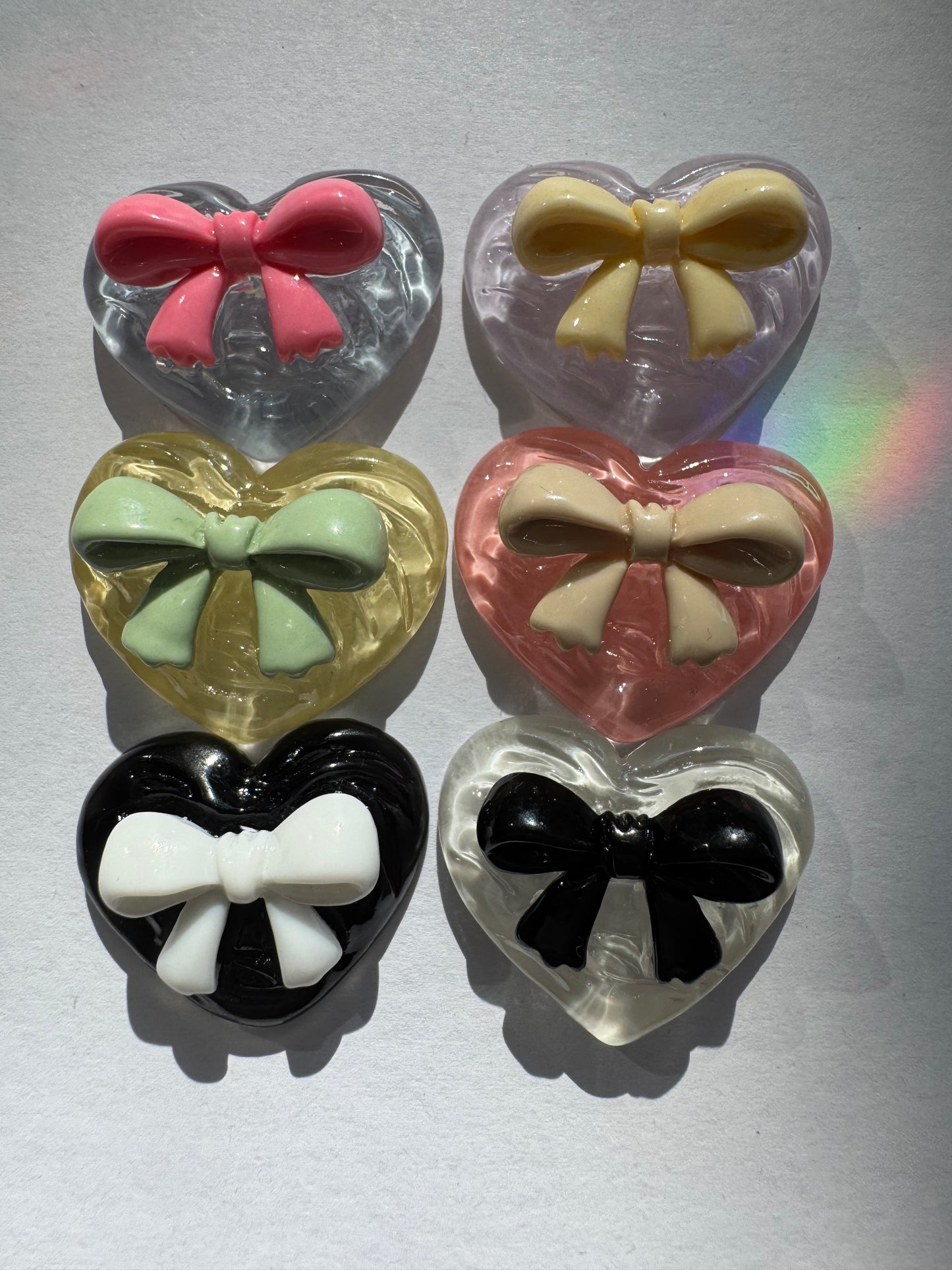 Heart Charm with Bow - Moon Room Shop and Wellness