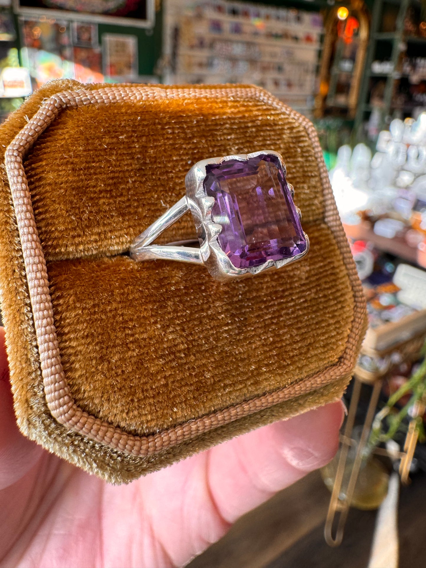 Amethyst Supreme Ring Size 8 - Moon Room Shop and Wellness