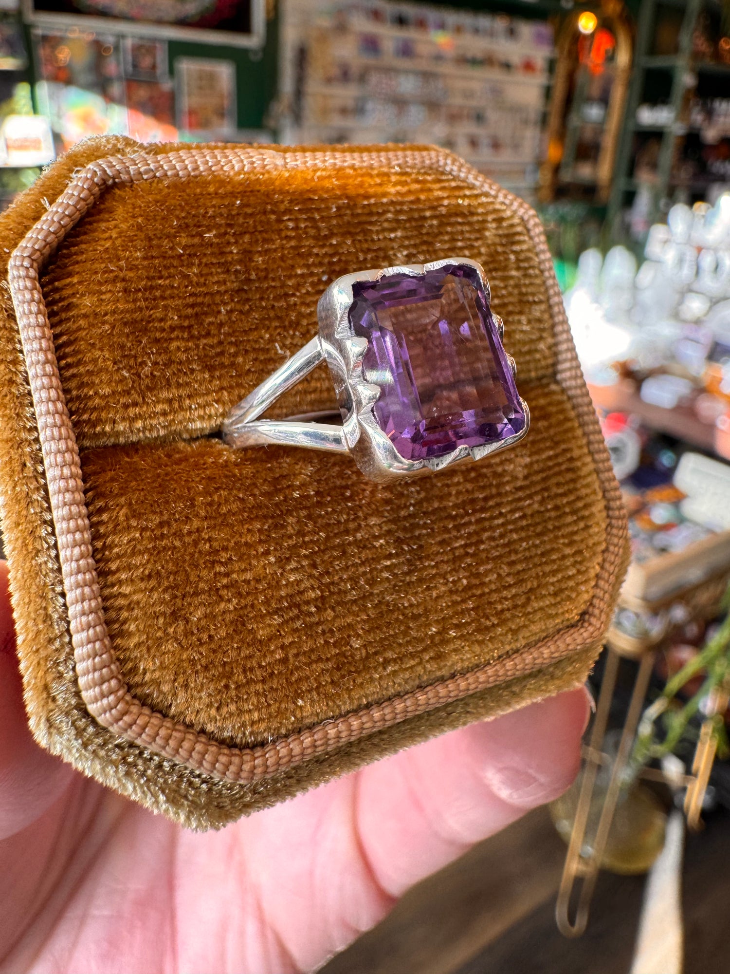 Amethyst Supreme Ring Size 8 - Moon Room Shop and Wellness
