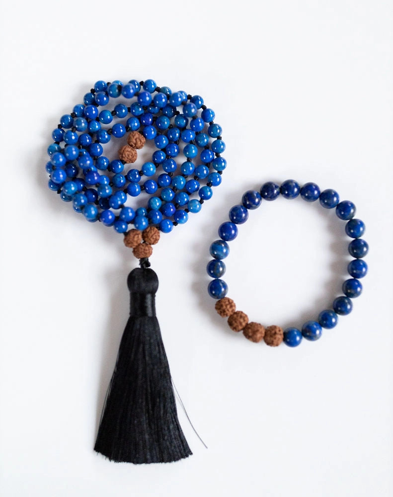 Inner Wisdom Lapis Lazuli Mala - Moon Room Shop and Wellness