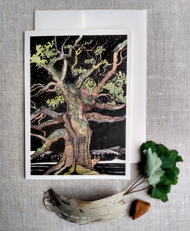 Tree of Life Art Card - Moon Room Shop and Wellness