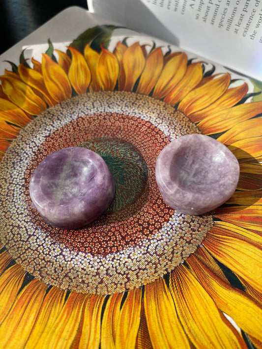 Lepidolite Sphere Stand - Moon Room Shop and Wellness