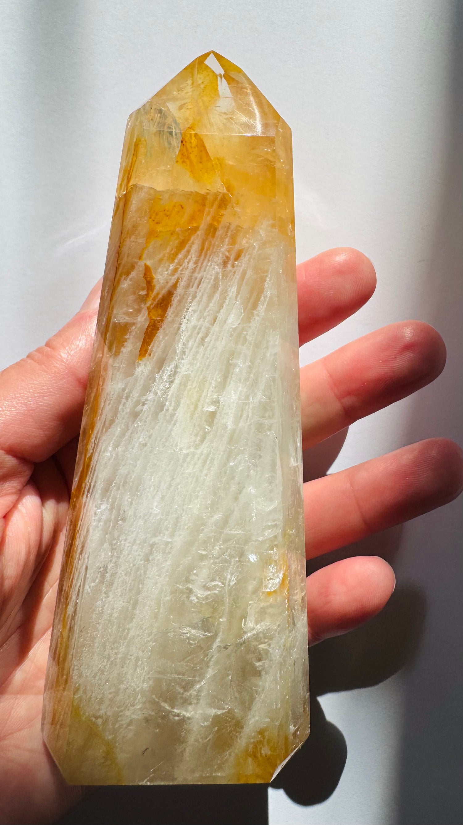 Golden Healer Quartz Tower 296 g Brazil - Divine Beauty - Moon Room Shop and Wellness