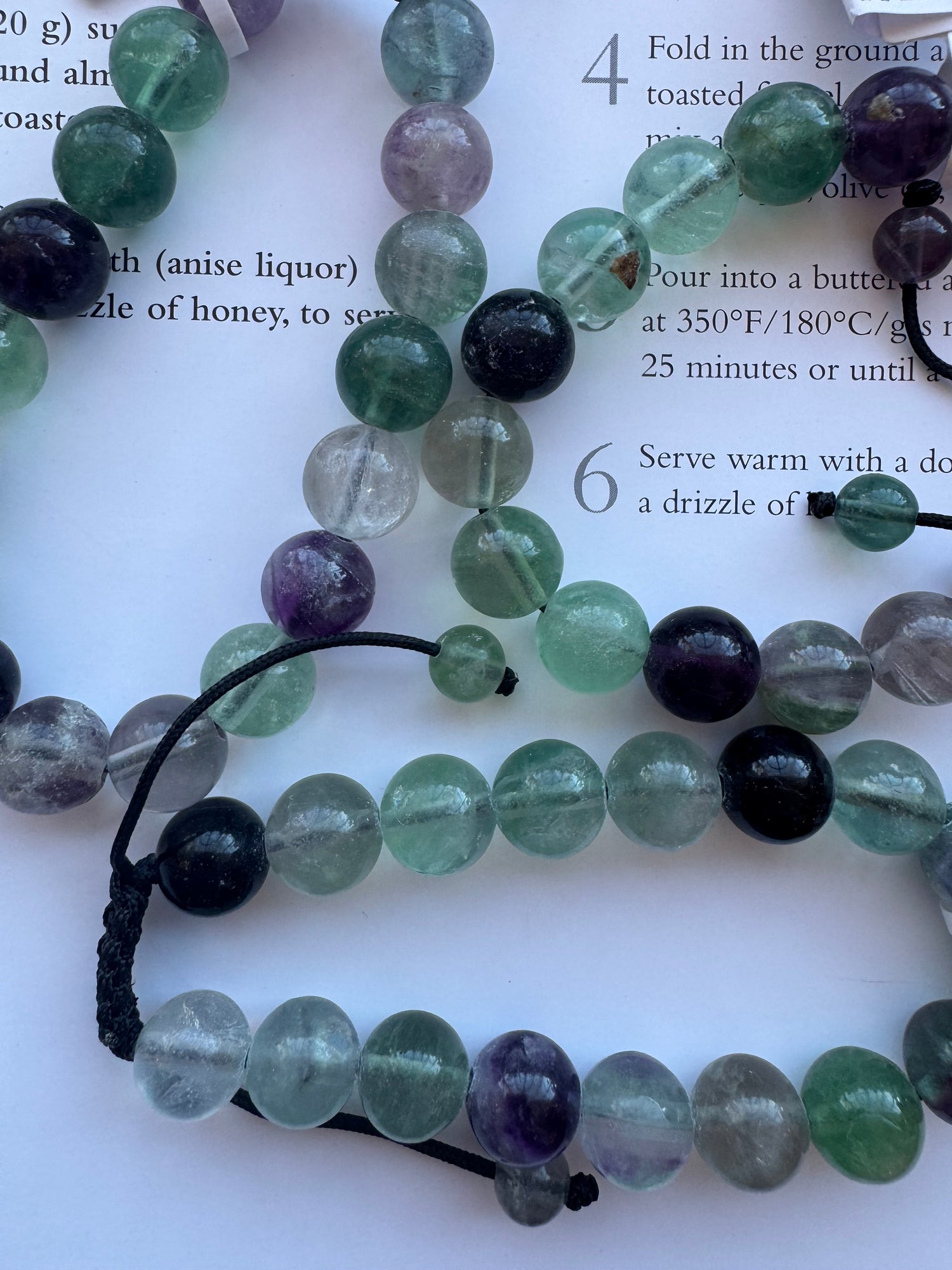 Rainbow Fluorite Adjustable 10mm Bracelet - Moon Room Shop and Wellness