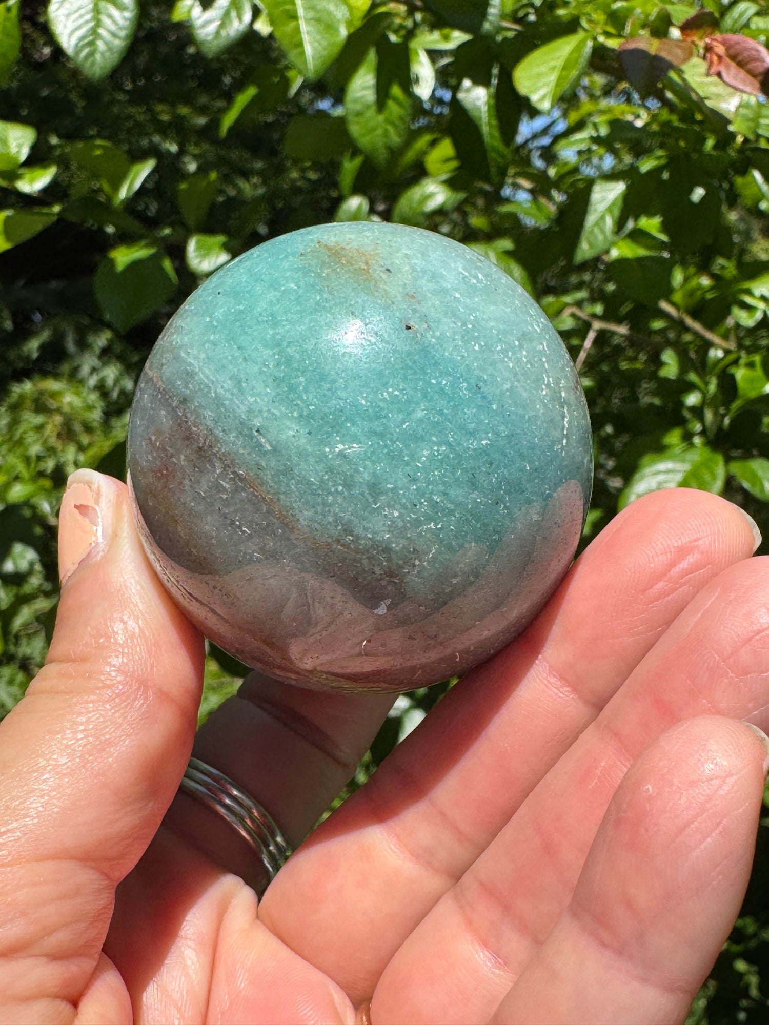 Green Aventurine  Beautiful Sphere - Brazil  180 g - Moon Room Shop and Wellness