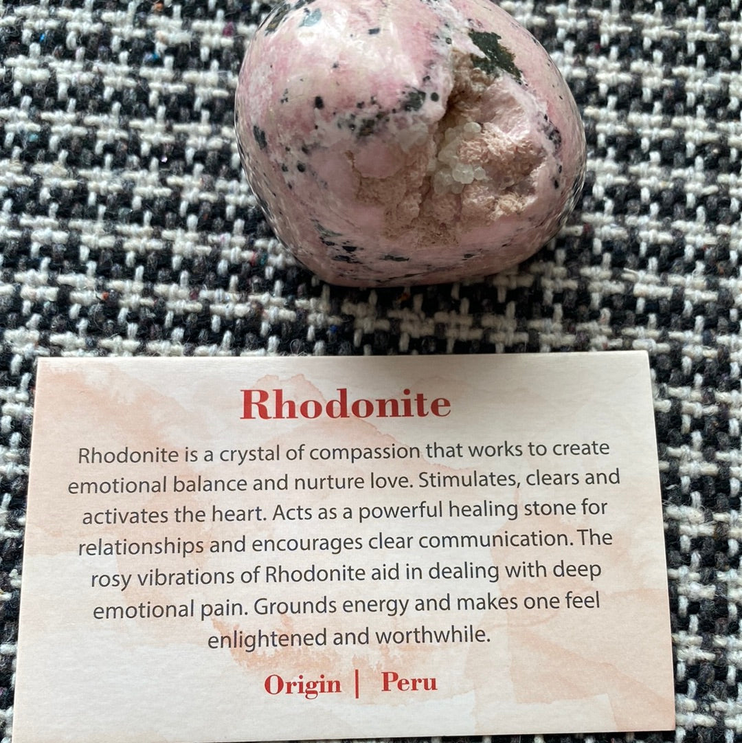Rhodonite Freeform- Peru- 161 g - Moon Room Shop and Wellness