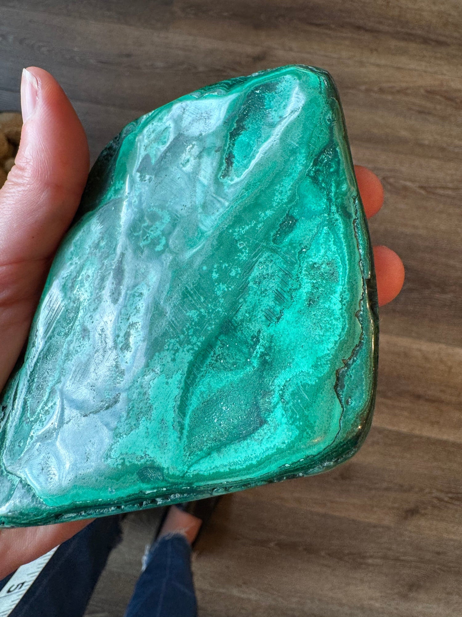 Malachite Freeform Congo 1.10 lb Polished Beauty! - Moon Room Shop and Wellness