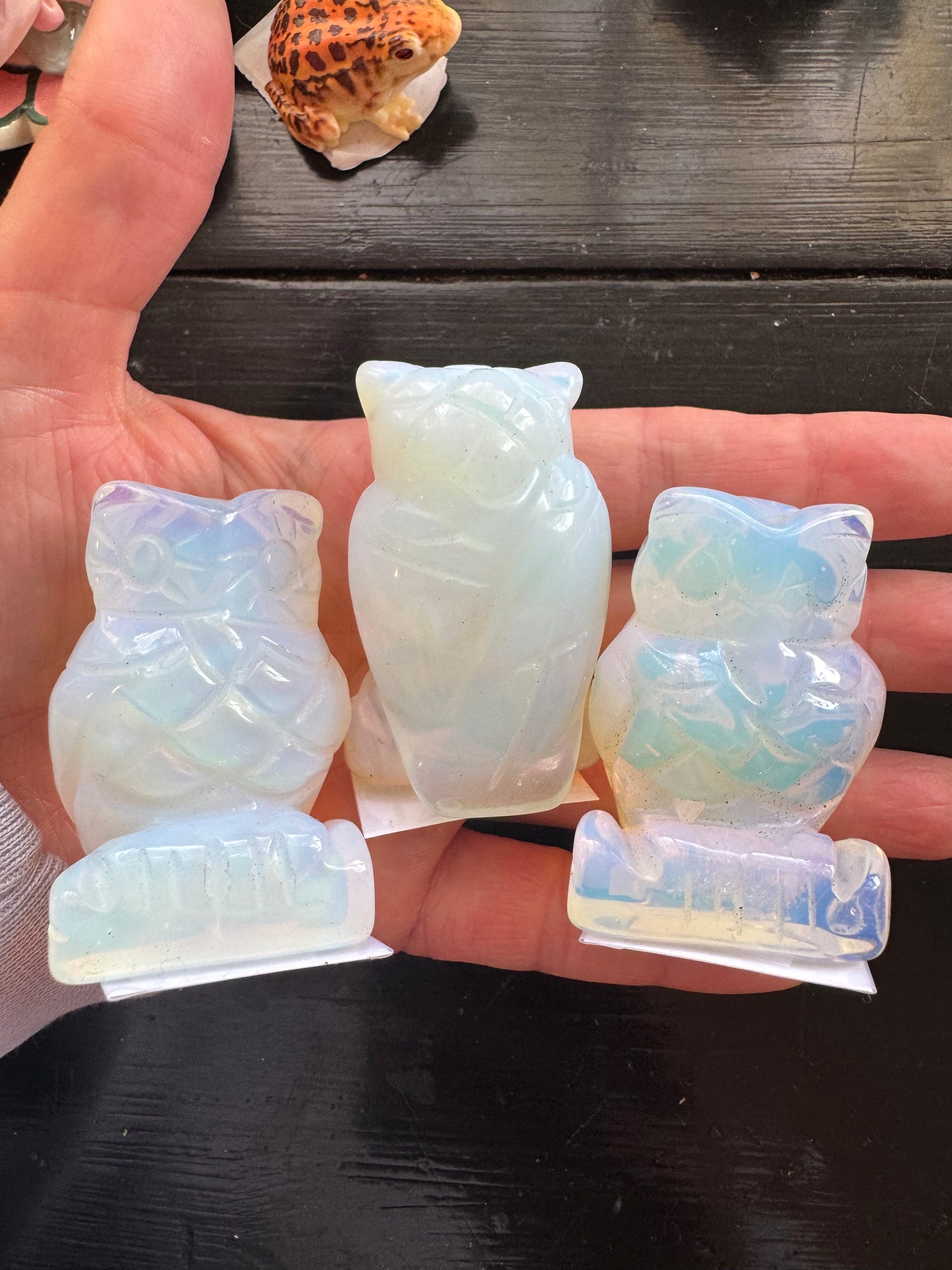 Opalite Owl 2 inch - Moon Room Shop and Wellness