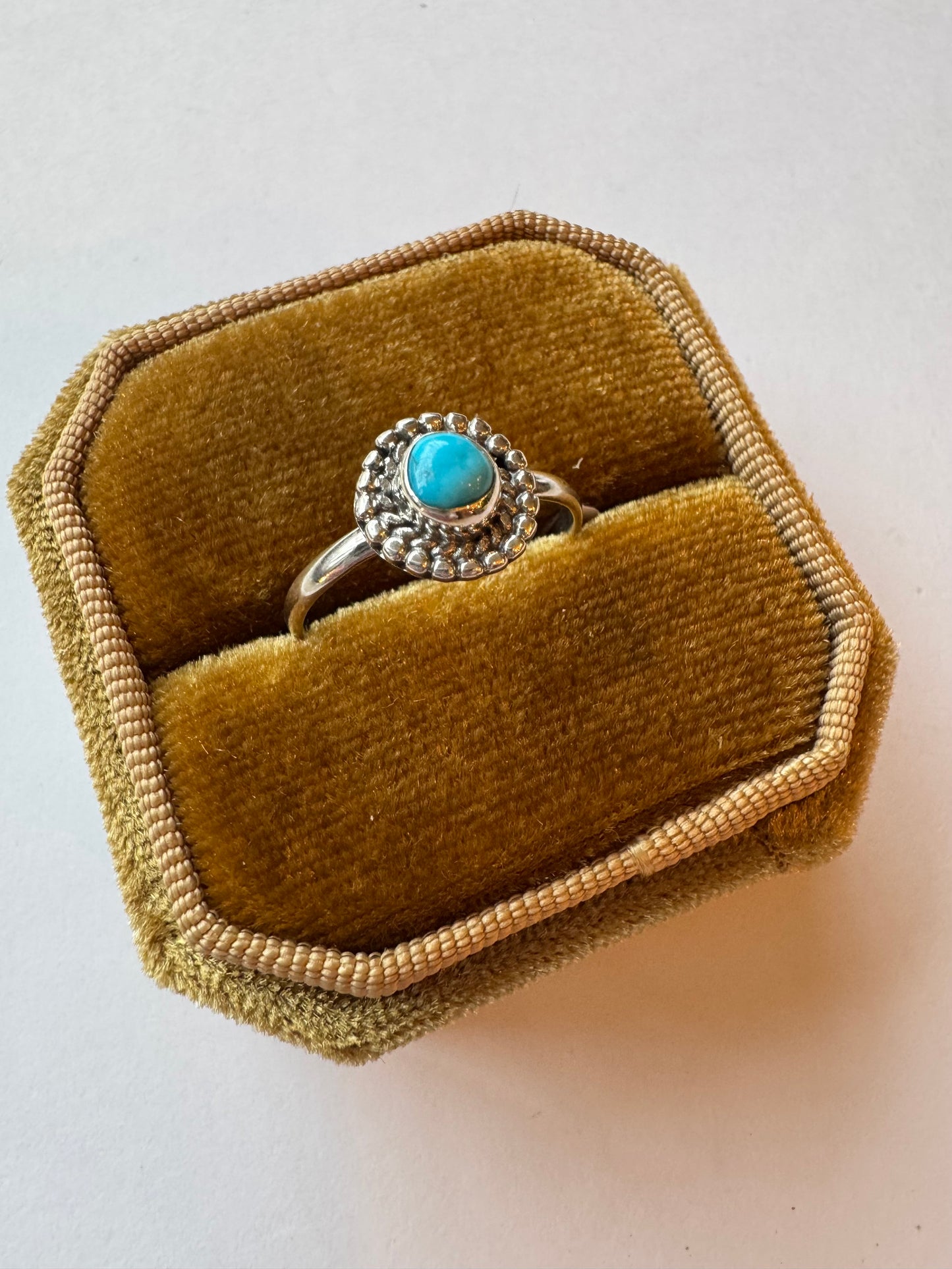 Turquoise Sterling SIlver Ring Size 7,8,9 - Moon Room Shop and Wellness