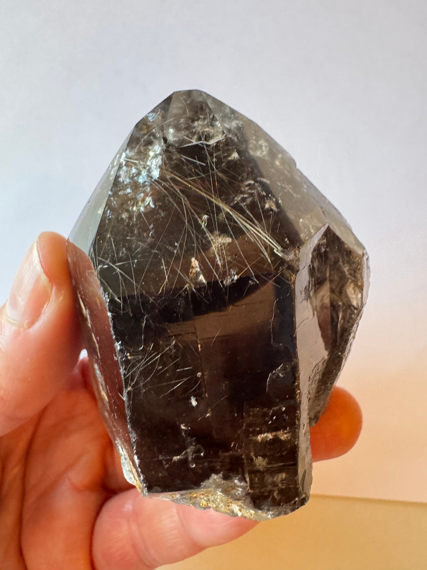 Smoky Quartz Rutilated Healing Point 174 g - Moon Room Shop and Wellness