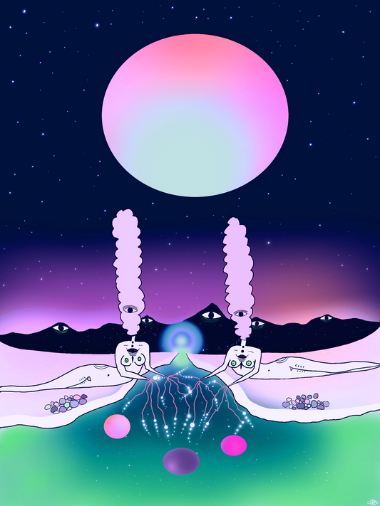 Creating Worlds 5x7 print - Moon Room Shop and Wellness