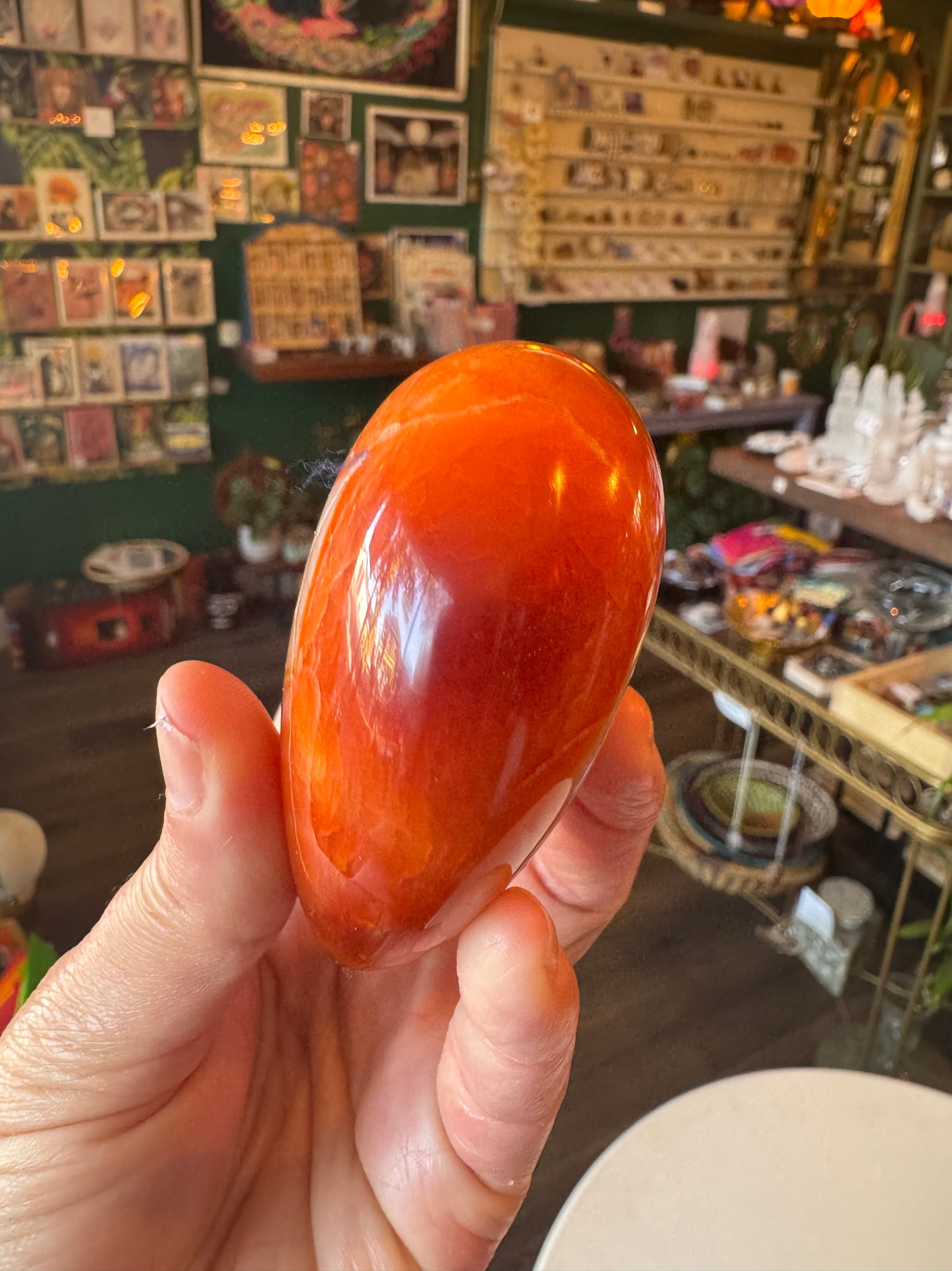 Carnelian Heart 299 g Madagascar - Moon Room Shop and Wellness
