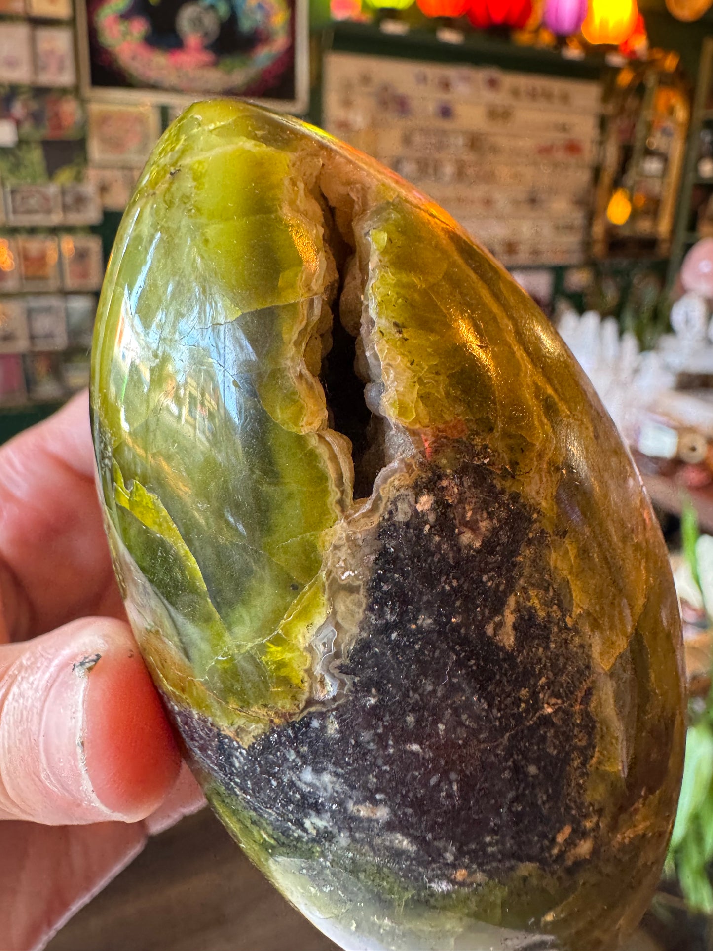 Green Opal Freeform 1.17 lb - Moon Room Shop and Wellness