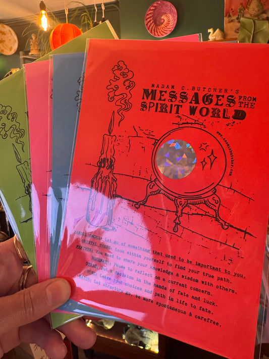 Messages from the Spirit World Scratch Off Fortune Card - Moon Room Shop and Wellness