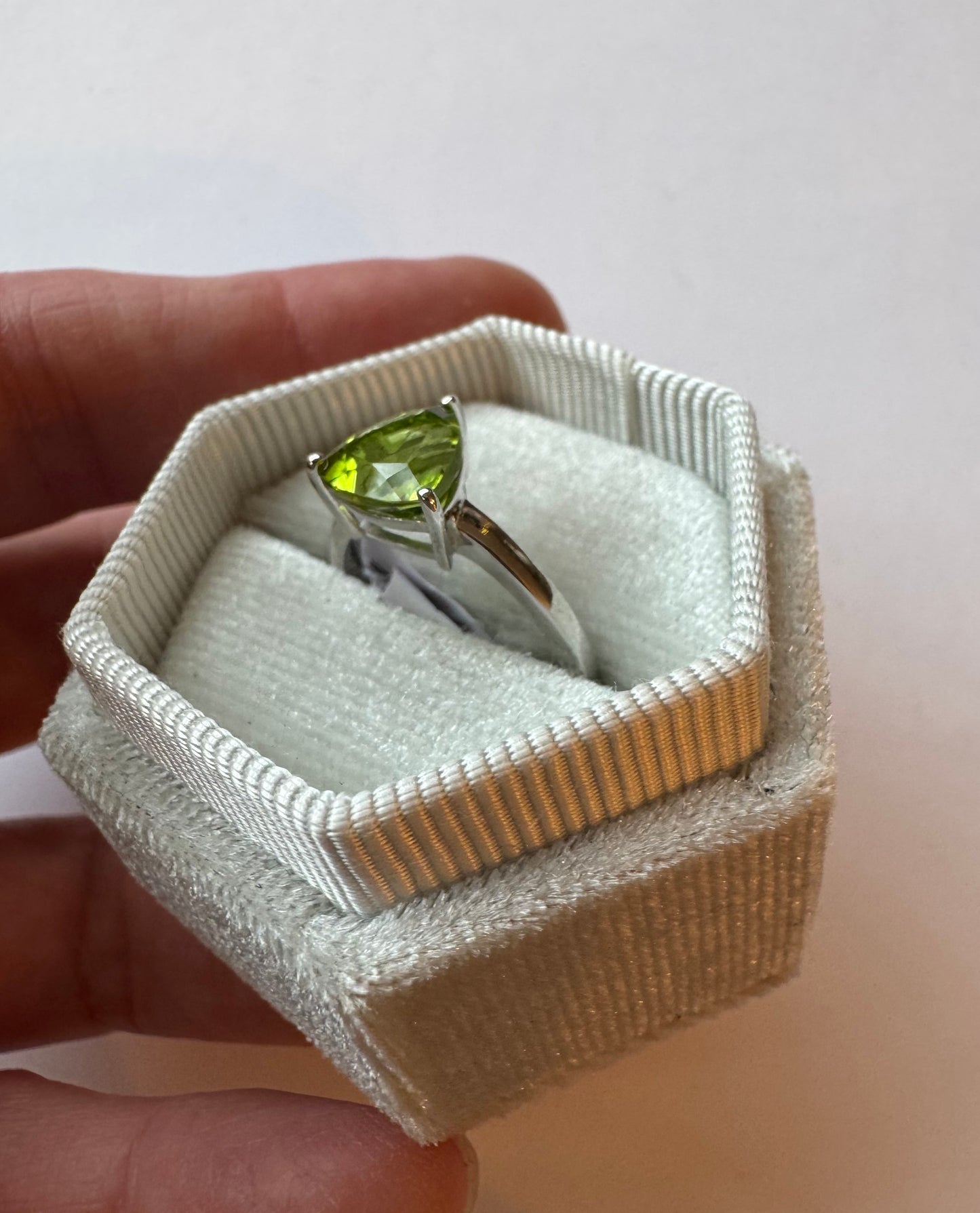 Peridot Sterling SIlver Ring Size 6,7,8,9 - Moon Room Shop and Wellness