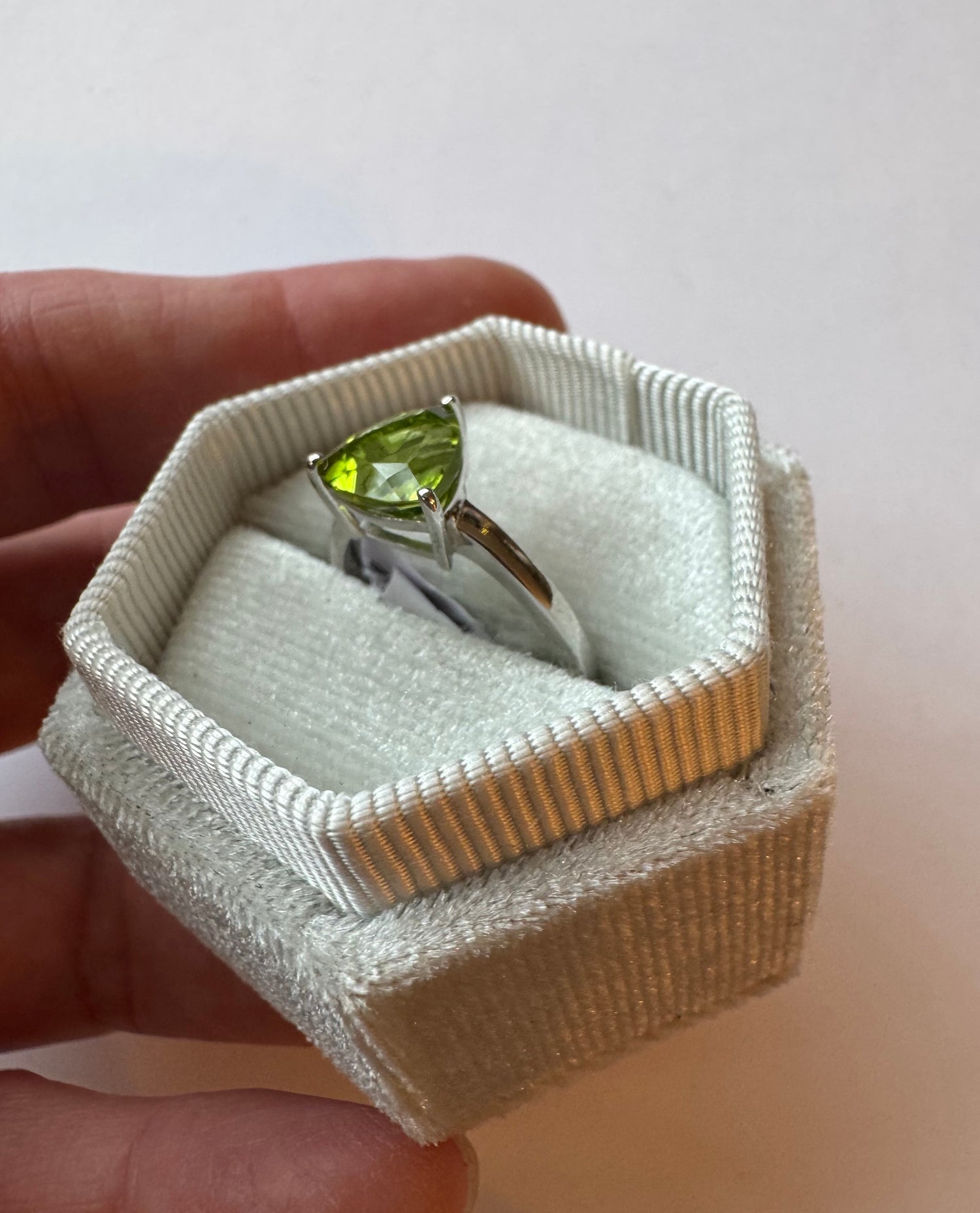Peridot Sterling SIlver Ring Size 6,7,8,9 - Moon Room Shop and Wellness