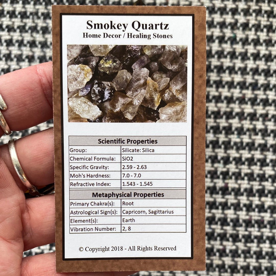 Smoky Quartz Point 185 g - Moon Room Shop and Wellness