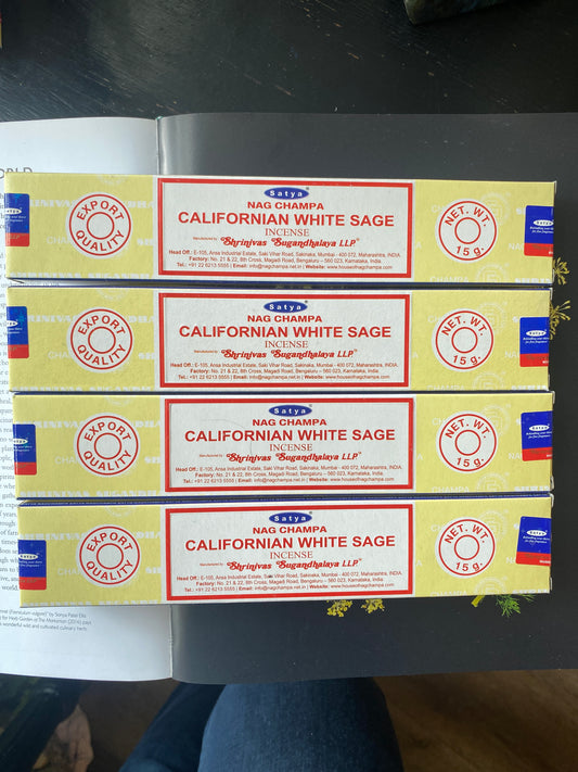 California White Sage Incense 15 g - Moon Room Shop and Wellness