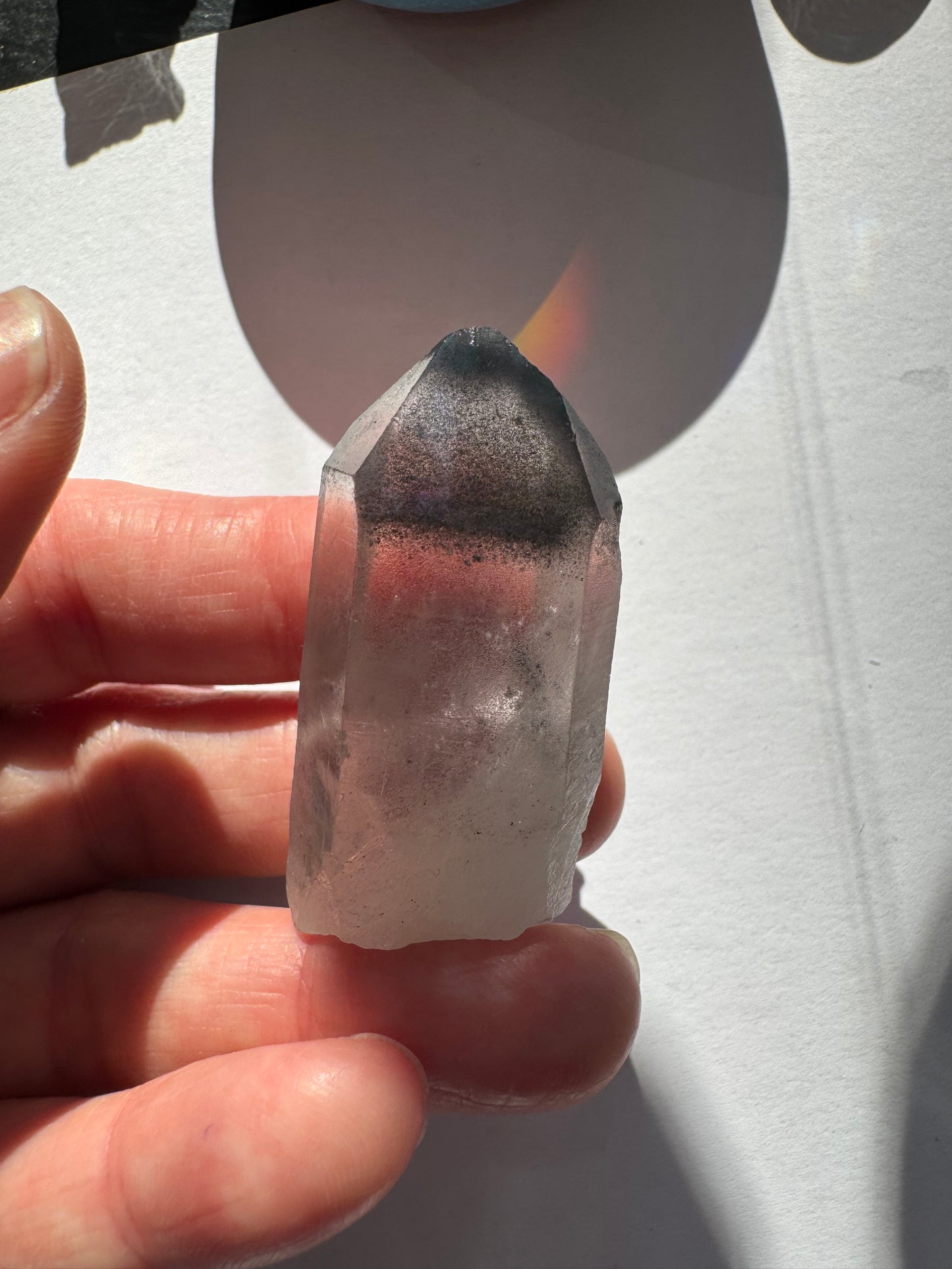 Black Phantom Quartz Point  22 g Brazil - Moon Room Shop and Wellness