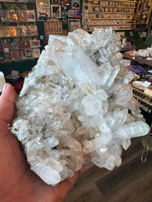 Quartz Cluster 1.28 lb Sparkly Beauty! - Moon Room Shop and Wellness