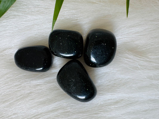 Green Goldstone Tumbled - Moon Room Shop and Wellness