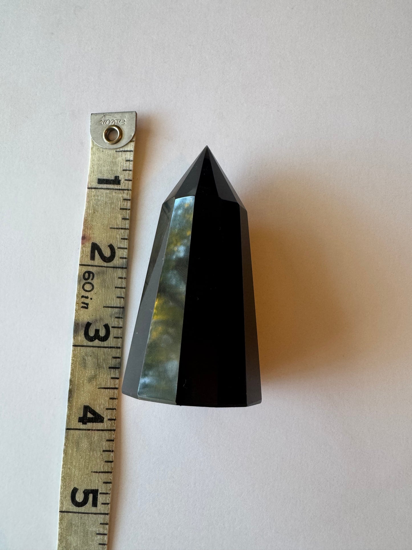 Obsidian Faceted Tower 103 g - Moon Room Shop and Wellness